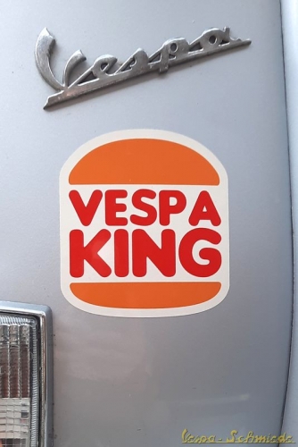 Aufkleber "Vespa King"